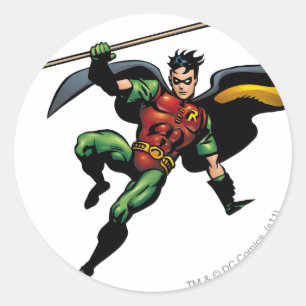 Sticker Rond Robin avec le personnel