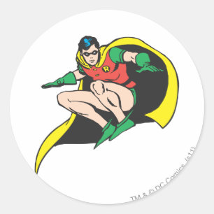 Sticker Rond Robin Crouches