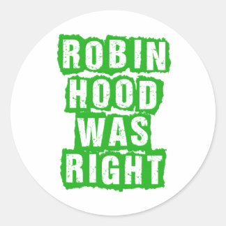 Sticker Rond Robin des Bois — RH Avait Raison — Nous Sommes RH