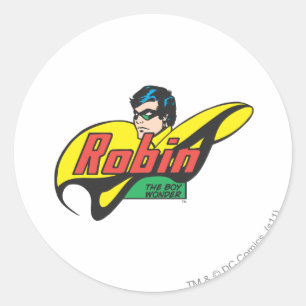 Sticker Rond Robin The Boy Wonder