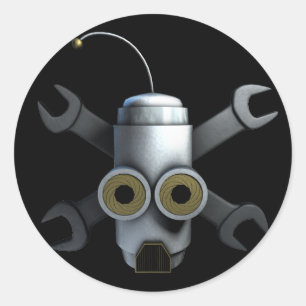 Sticker Rond RoboPirates