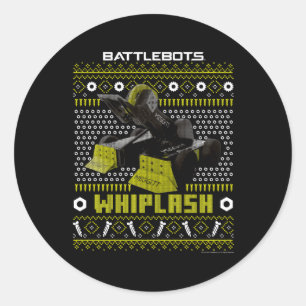 Sticker Rond Robot de combat Whiplash Vilain