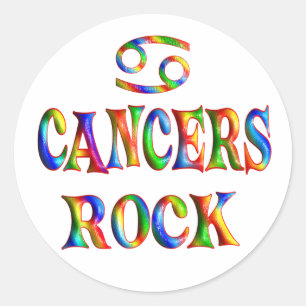 Sticker Rond Roche de cancers