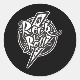 STICKER ROND ROCHER ET ROCHER