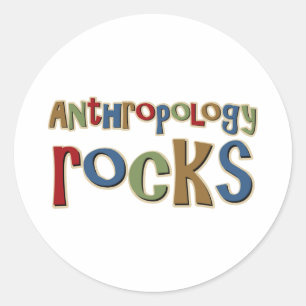 Sticker Rond Roches d'Antrhopology