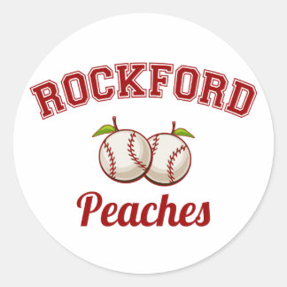 Sticker Rond Rockford Peaches
