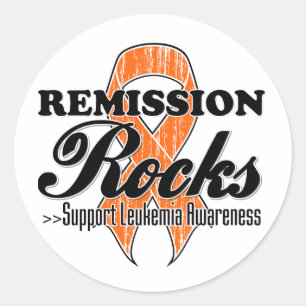 Sticker Rond Rocks de remise - Sensibilisation à la leucémie