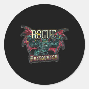 Sticker Rond Rogue Ale Batsquatch