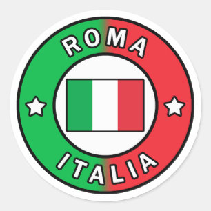 Sticker Rond Roma Italia