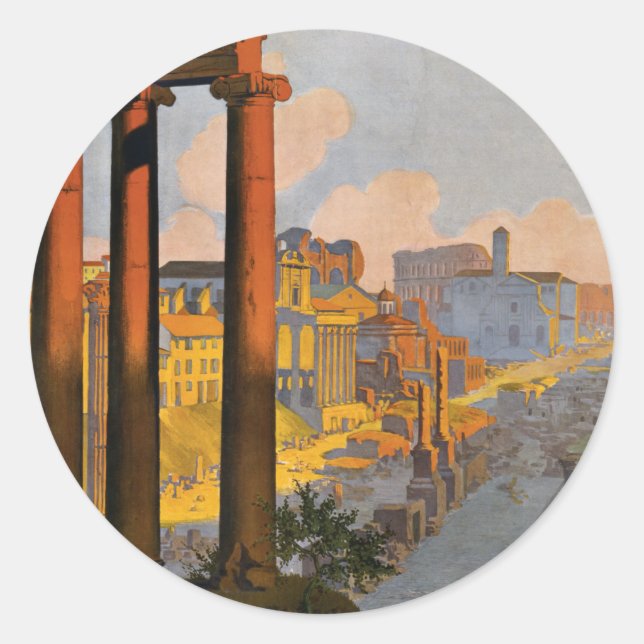 Sticker Rond Rome (Devant)