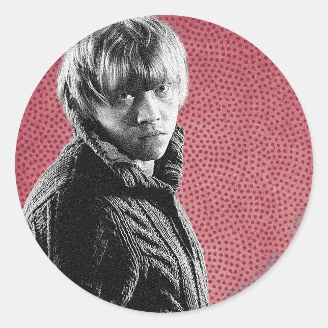 Sticker Rond Ron Weasley 5 (Devant)