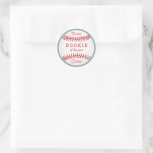 Sticker Rond Rookie de l'année Anniversaire Faveur