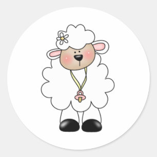 Sticker Rond rose