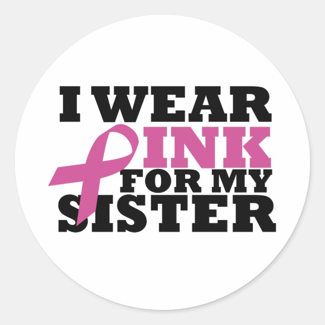 Sticker Rond rose_02 (Devant)