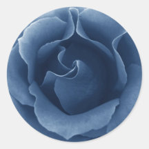 ROSE BLEU - Sceau d'enveloppe Mariage
