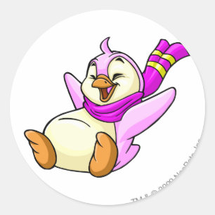 Sticker Rond Rose de Bruce