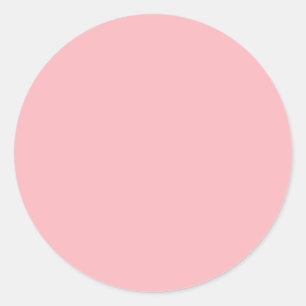 Sticker Rond Rose de cristal couleur printemps été