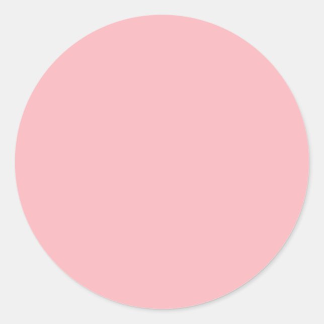 Sticker Rond Rose de cristal couleur printemps été (Devant)
