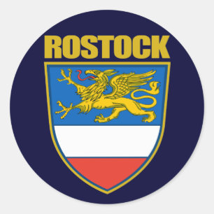Sticker Rond Rostock