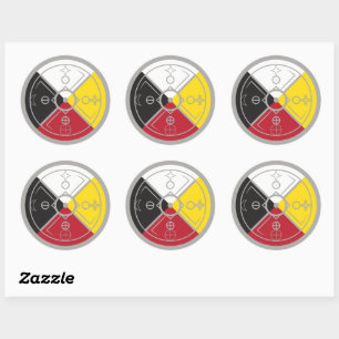 Sticker Rond Roue de médecine