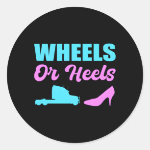 Sticker Rond Roues ou talons parents