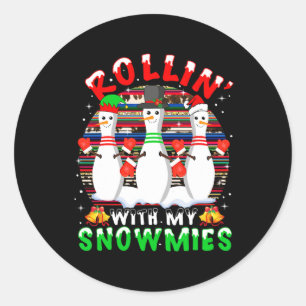 Sticker Rond Rouler Avec Mes Funnylovers Noël Noël Noël Noël Sn