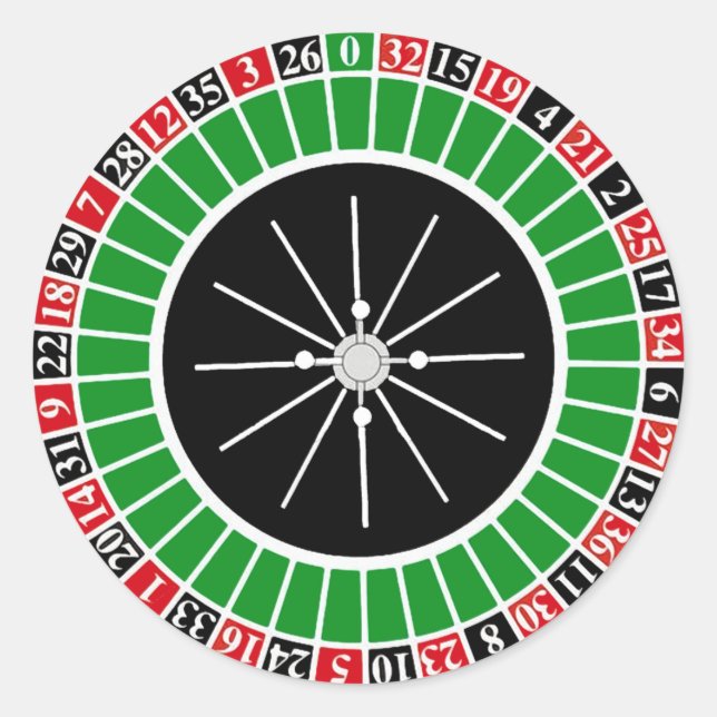 STICKER ROND ROULETTE (Devant)