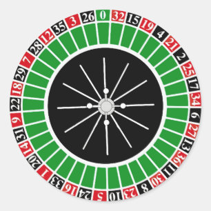 STICKER ROND ROULETTE