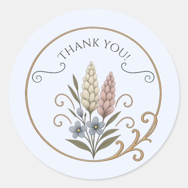 Sticker Rond round professionnal labels sophisticated (Devant)