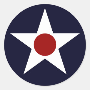 Sticker Rond Roundel d'aéronef militaire américain - 241102-K