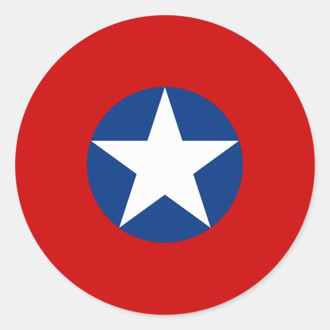 Sticker Rond Roundel de Chile (Devant)