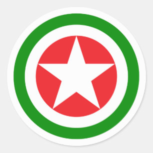 Sticker Rond Roundel de l'armée de l'air abkhaze