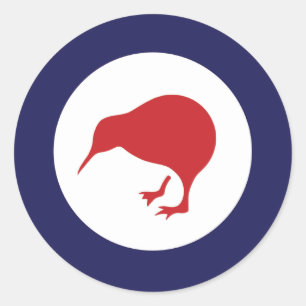 Sticker Rond Roundel néo-zélandais RAF Kiwi
