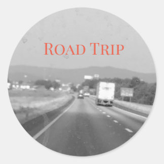 Sticker Rond route