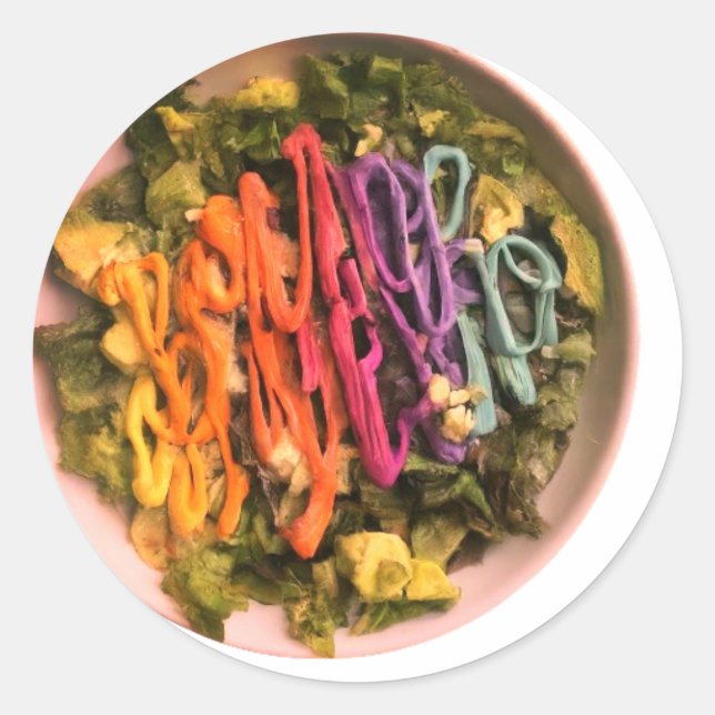 Sticker Rond "Roving Reverie" (Devant)