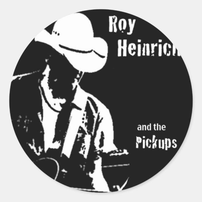 Sticker Rond Roy Heinrich et Pickiups (Devant)