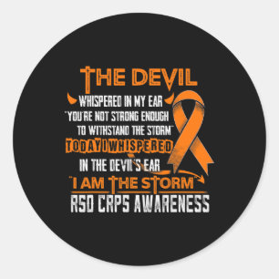 Sticker Rond Rsd Crps Conscience Je Suis Le Diable De La Tempêt