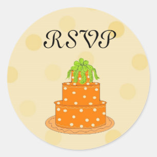 STICKER ROND RSVP