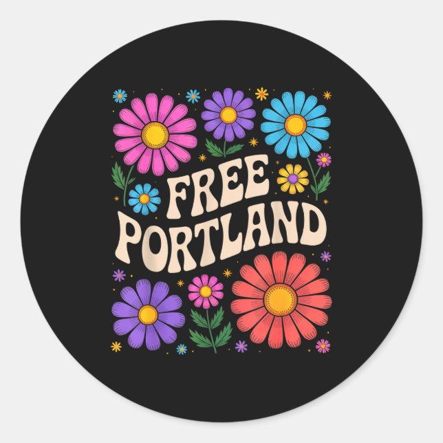 Sticker Rond Rtland Tees For Women And Men, Moms, Dads  (Devant)