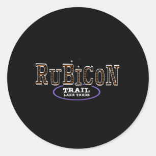 Sticker Rond Rubicon Trail Off Road Lake Tahoe California