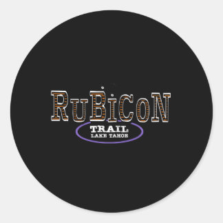 Sticker Rond Rubicon Trail Off Road Lake Tahoe California