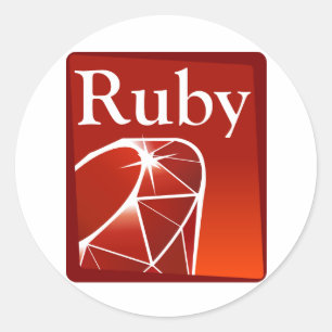 Sticker Rond Ruby