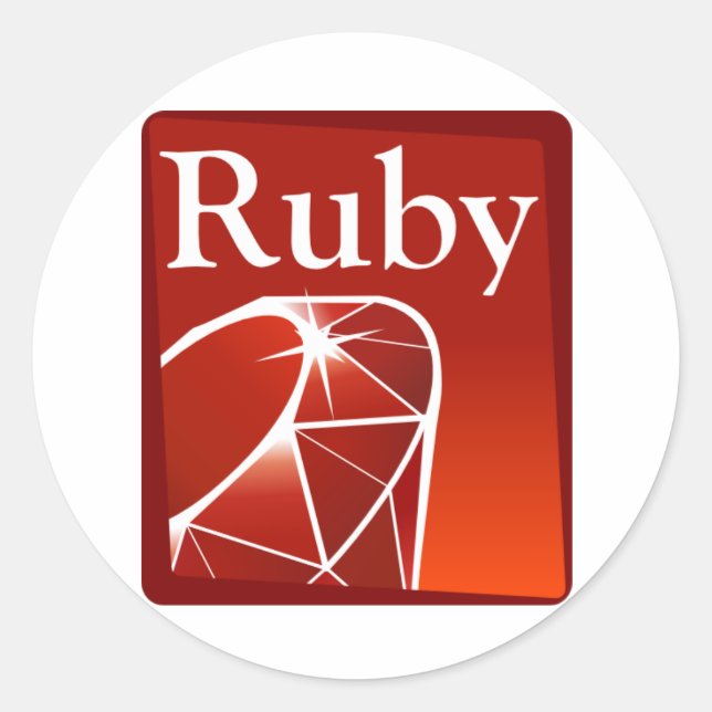 Sticker Rond Ruby (Devant)