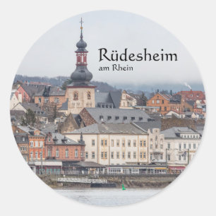 Sticker Rond Rüdesheim am Rhein - Allemagne
