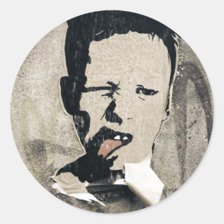 Sticker Rond rue art 2