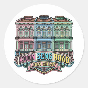 STICKER ROND RUE KOON SENG