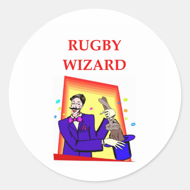 Sticker Rond rugby (Devant)