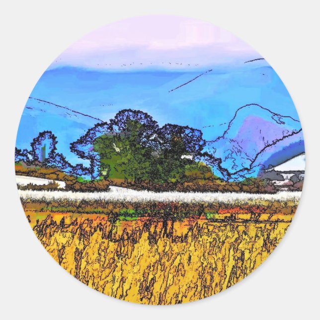 STICKER ROND RURAL (Devant)