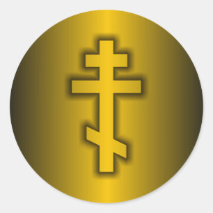 Sticker Rond Russe orthodoxe