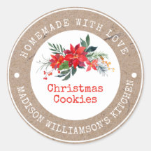 Rustique Faits Maison avec Amour | Cookies de Noë